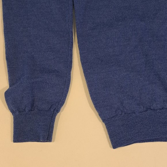 J. Crew 100% Merino Wool V-neck Men's Small Long Sleeve Sweater - Picture 5 of 13